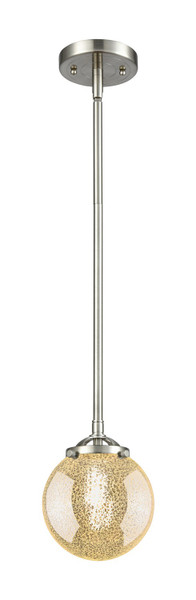 Innovations - 284-1S-SN-G208-6 - One Light Mini Pendant - Nouveau - Brushed Satin Nickel