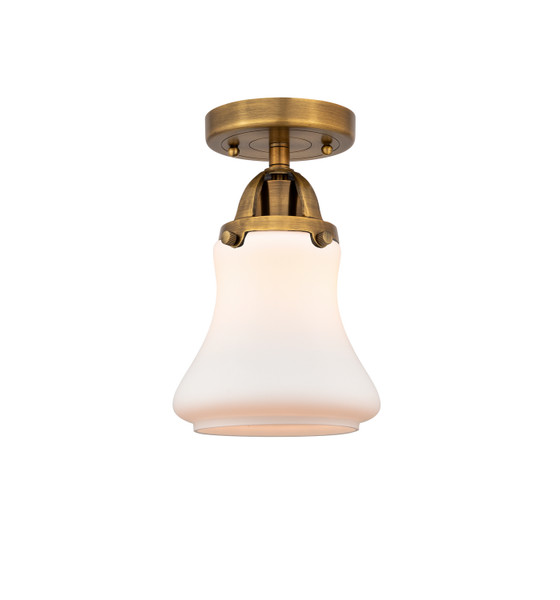 Innovations - 288-1C-BB-G191 - One Light Semi-Flush Mount - Nouveau 2 - Brushed Brass