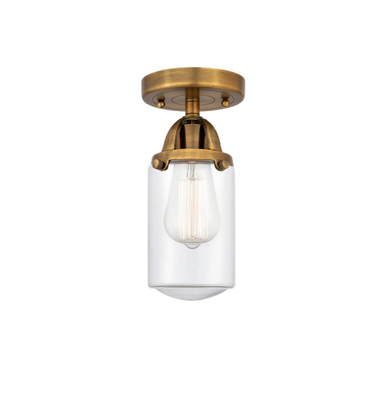 Innovations - 288-1C-BB-G312-LED - LED Semi-Flush Mount - Nouveau 2 - Brushed Brass