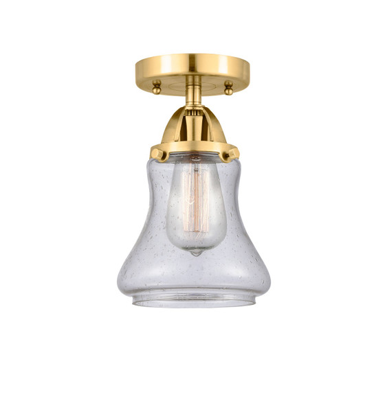 Innovations - 288-1C-SG-G194-LED - LED Semi-Flush Mount - Nouveau 2 - Satin Gold