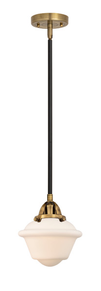 manufacturer_finish:Black Antique Brass|manufacturer_glass:Matte White Cased Small Oxford|light_output:220.00lm|color_temperature:2200K|cri:99