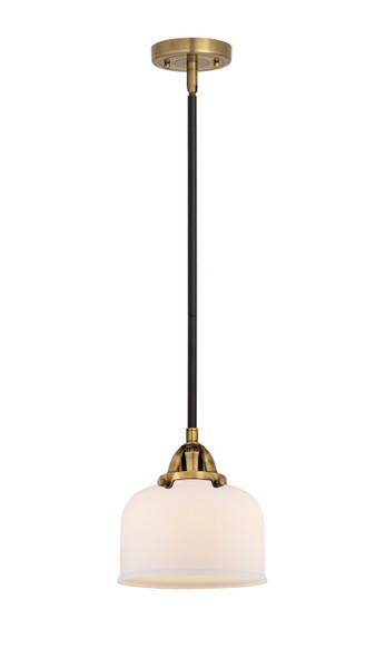 manufacturer_finish:Black Antique Brass|manufacturer_glass:Cased Matte White Large Bell|light_output:220.00lm|color_temperature:2200K|cri:99