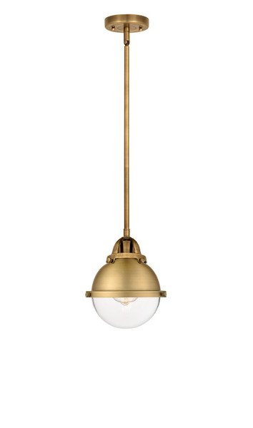 Innovations - 288-1S-BB-HFS-62-BB-LED - LED Mini Pendant - Nouveau 2 - Brushed Brass