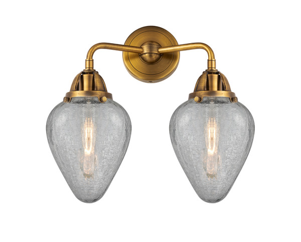 Innovations - 288-2W-BB-G165 - Two Light Bath Vanity - Nouveau 2 - Brushed Brass