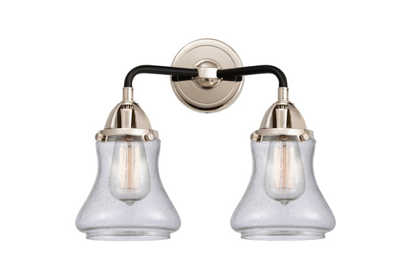 Innovations - 288-2W-BPN-G194 - Two Light Bath Vanity - Nouveau 2 - Black Polished Nickel