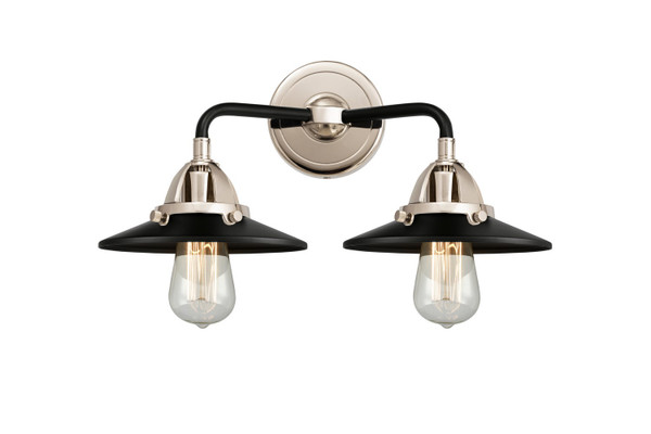 Innovations - 288-2W-BPN-M6-BK-LED - LED Bath Vanity - Nouveau 2 - Black Polished Nickel