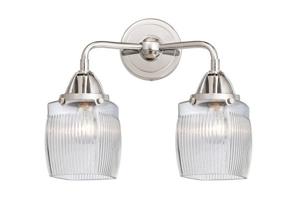 Innovations - 288-2W-PC-G302 - Two Light Bath Vanity - Nouveau 2 - Polished Chrome
