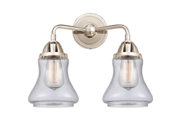 Innovations - 288-2W-PN-G194 - Two Light Bath Vanity - Nouveau 2 - Polished Nickel