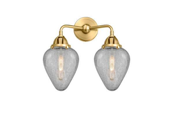 Innovations - 288-2W-SG-G165-LED - LED Bath Vanity - Nouveau 2 - Satin Gold