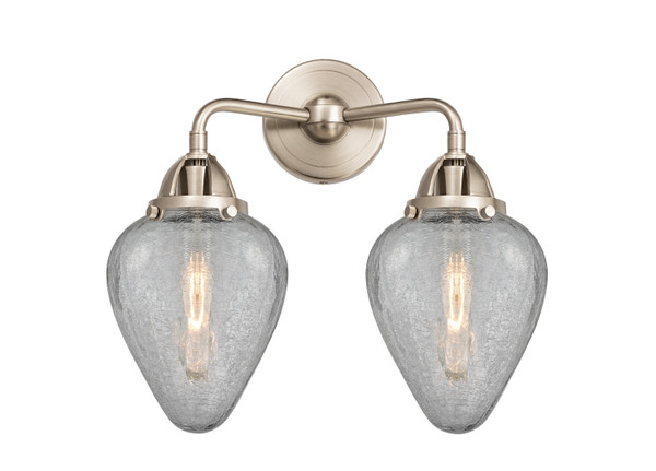 Innovations - 288-2W-SN-G165 - Two Light Bath Vanity - Nouveau 2 - Brushed Satin Nickel