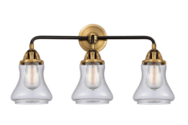 Innovations - 288-3W-BAB-G194 - Three Light Bath Vanity - Nouveau 2 - Black Antique Brass