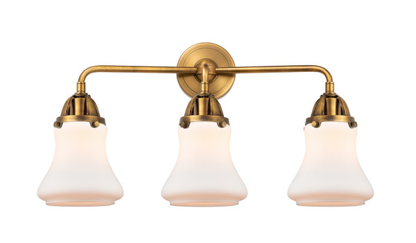 Innovations - 288-3W-BB-G191 - Three Light Bath Vanity - Nouveau 2 - Brushed Brass