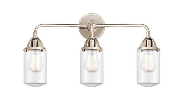 Innovations - 288-3W-PN-G312-LED - LED Bath Vanity - Nouveau 2 - Polished Nickel