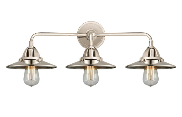 Innovations - 288-3W-PN-M1-PN-LED - LED Bath Vanity - Nouveau 2 - Polished Nickel