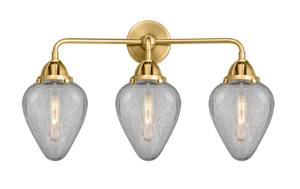 Innovations - 288-3W-SG-G165-LED - LED Bath Vanity - Nouveau 2 - Satin Gold