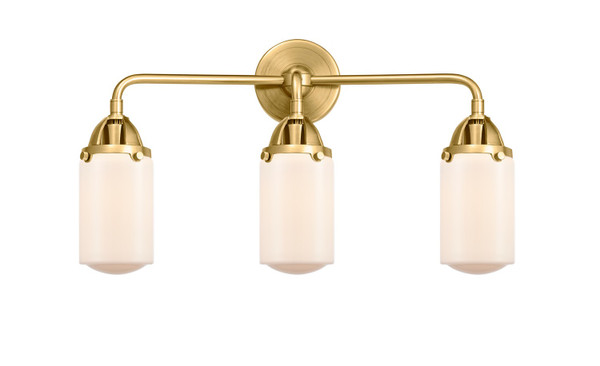 Innovations - 288-3W-SG-G311-LED - LED Bath Vanity - Nouveau 2 - Satin Gold