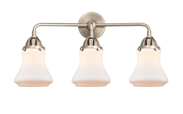 Innovations - 288-3W-SN-G191-LED - LED Bath Vanity - Nouveau 2 - Brushed Satin Nickel