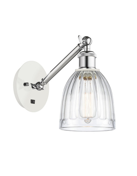 Innovations - 317-1W-WPC-G442 - One Light Wall Sconce - Ballston - White Polished Chrome