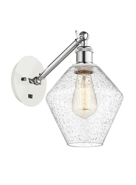 Innovations - 317-1W-WPC-G654-8-LED - LED Wall Sconce - Ballston - White Polished Chrome