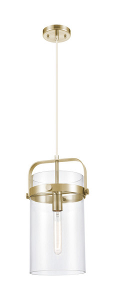 Innovations - 413-1PM-CB-G413-1S-8CL - One Light Mini Pendant - Downtown Urban - Champagne Bronze