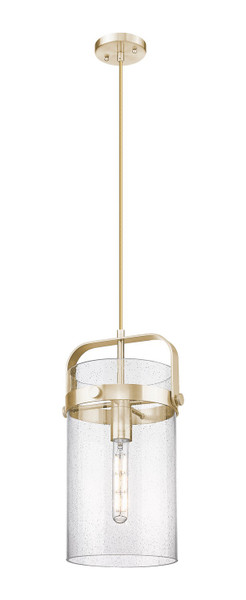 Innovations - 413-1PM-CB-G413-1S-8SDY - One Light Mini Pendant - Downtown Urban - Champagne Bronze