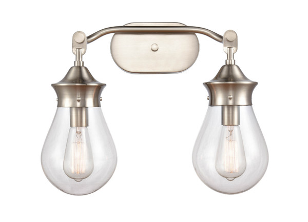 Innovations - 414-2W-SN-G4142-6 - Two Light Bath Vanity - Satin Nickel