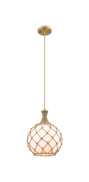 Innovations - 415-1P-BB-G121-10RB - One Light Mini Pendant - Ballston - Brushed Brass