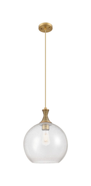 Innovations - 415-1P-BB-G124-12 - One Light Mini Pendant - Ballston - Brushed Brass