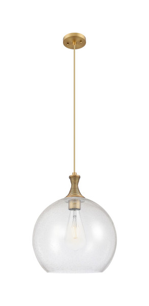 Innovations - 415-1P-BB-G124-14 - One Light Pendant - Ballston - Brushed Brass