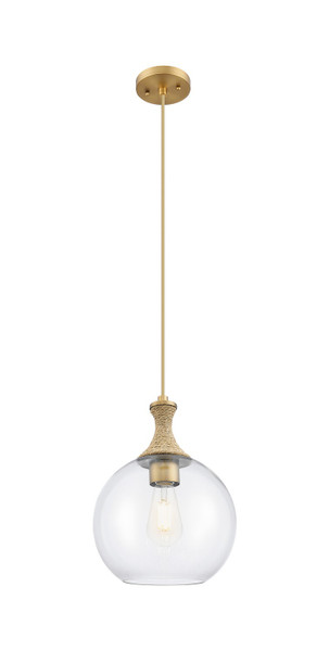 Innovations - 415-1PR-BB-G122-10 - One Light Mini Pendant - Ballston - Brushed Brass