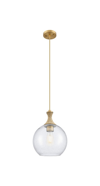 Innovations - 415-1PR-BB-G124-10 - One Light Mini Pendant - Ballston - Brushed Brass