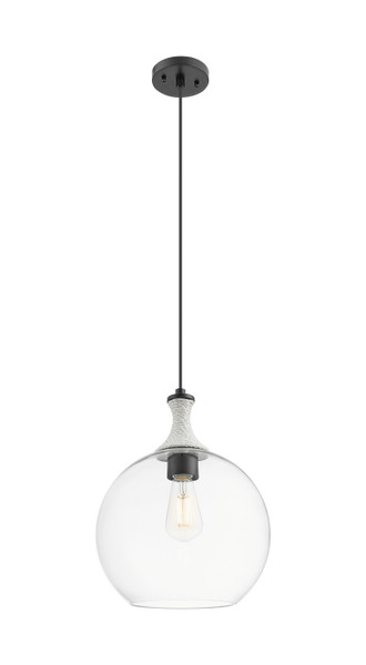 Innovations - 415-1PR-BK-G122-12 - One Light Mini Pendant - Ballston - Matte Black