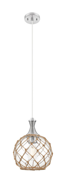 Innovations - 415-1P-SN-G122-10RB - One Light Mini Pendant - Ballston - Brushed Satin Nickel