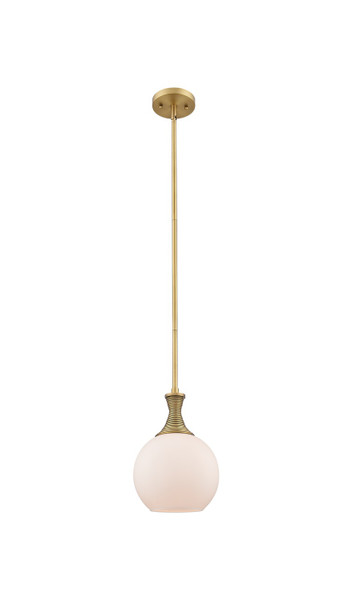 Innovations - 415-1S-BB-G121-8 - One Light Mini Pendant - Ballston - Brushed Brass