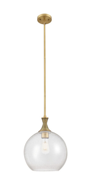 Innovations - 415-1S-BB-G124-12 - One Light Mini Pendant - Ballston - Brushed Brass