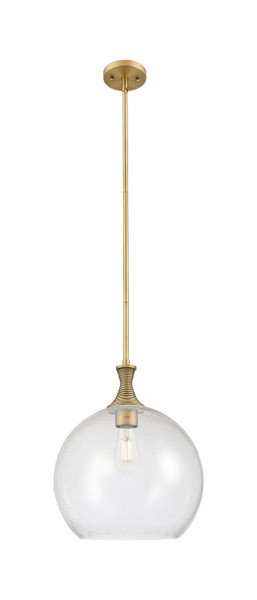 Innovations - 415-1S-BB-G124-14 - One Light Pendant - Ballston - Brushed Brass