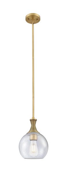 Innovations - 415-1S-BB-G124-8 - One Light Mini Pendant - Ballston - Brushed Brass