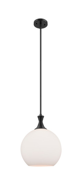 Innovations - 415-1S-BK-G121-12 - One Light Mini Pendant - Ballston - Matte Black