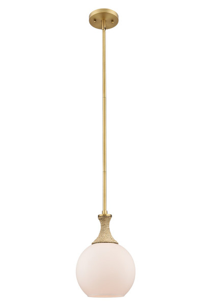 Innovations - 415-1SR-BB-G121-8 - One Light Mini Pendant - Ballston - Brushed Brass