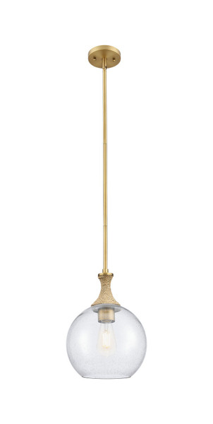 Innovations - 415-1SR-BB-G124-10 - One Light Mini Pendant - Ballston - Brushed Brass