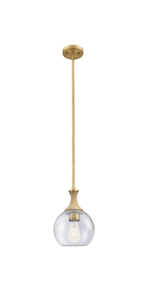 Innovations - 415-1SR-BB-G124-8 - One Light Mini Pendant - Ballston - Brushed Brass