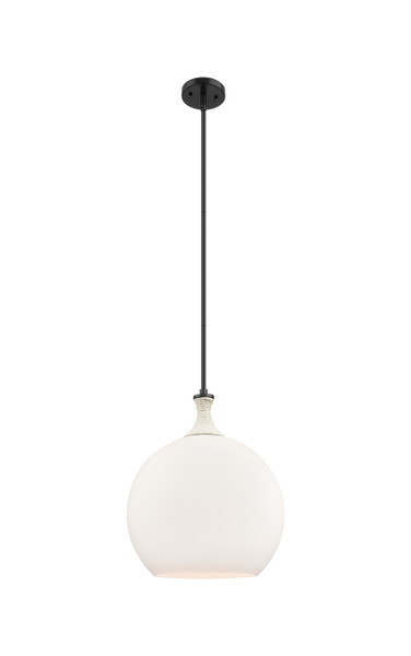 Innovations - 415-1SR-BK-G121-14 - One Light Pendant - Ballston - Matte Black