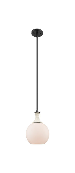 Innovations - 415-1SR-BK-G121-8 - One Light Mini Pendant - Ballston - Matte Black