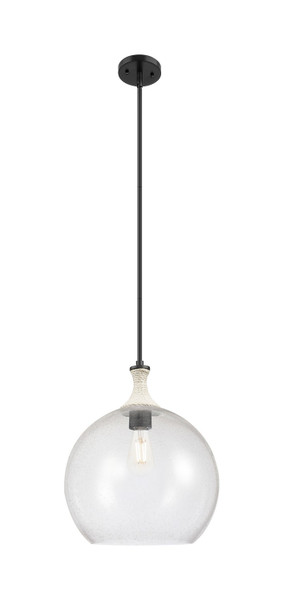 Innovations - 415-1SR-BK-G124-14 - One Light Pendant - Ballston - Matte Black