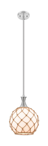 Innovations - 415-1S-SN-G121-10RB - One Light Mini Pendant - Ballston - Brushed Satin Nickel