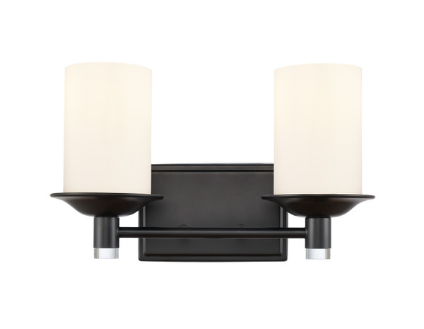 Innovations - 417-2W-BK-W - Two Light Bath Vanity - Matte Black