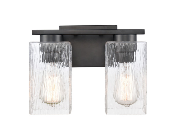 Innovations - 419-2W-BK-G4192 - Two Light Bath Vanity - Matte Black