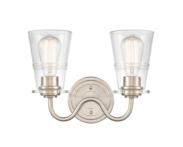 Innovations - 421-2W-SN-G4212 - Two Light Bath Vanity - Satin Nickel