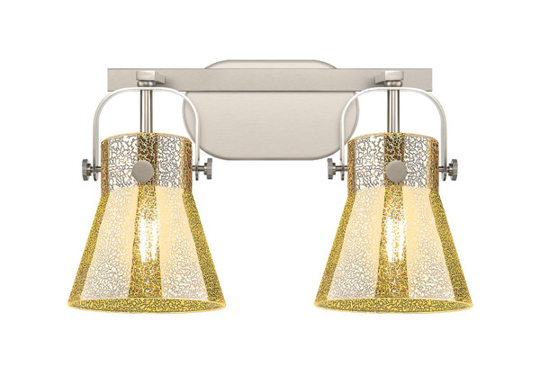 Innovations - 423-2W-SN-G411-6ME - Two Light Bath Vanity - Downtown Urban - Satin Nickel