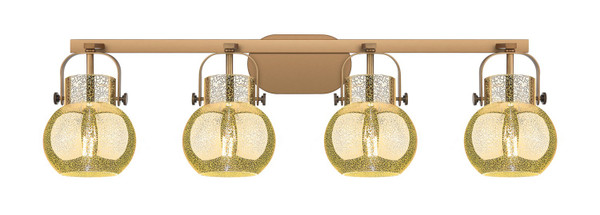 Innovations - 423-4W-BB-G410-6ME - Four Light Bath Vanity - Downtown Urban - Brushed Brass